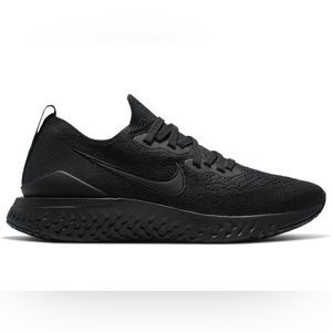 Nike Epic React Flyknit, Black, Women’s size 8, like new!